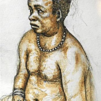 Painting titled "africaan" by Hernandiz, Original Artwork