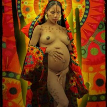 Digital Arts titled "Sacrée Wayuu" by Hernan Gimenez, Original Artwork