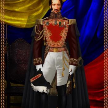 Arte digital titulada "Bolivar" por Hernan Gimenez, Obra de arte original