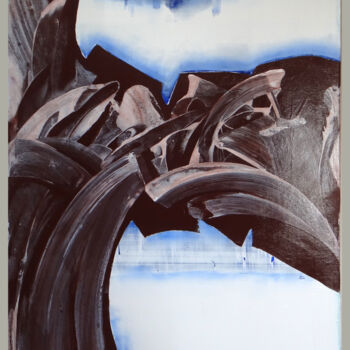 Peinture intitulée "Premières gelées bl…" par Herve Bauve, Œuvre d'art originale, Acrylique