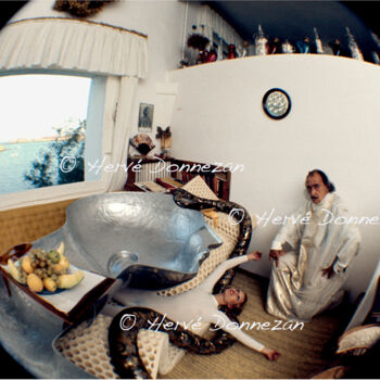 Fotografía titulada "DALI Rêves érotiques" por Herve Donnezan, Obra de arte original, Fotografía digital