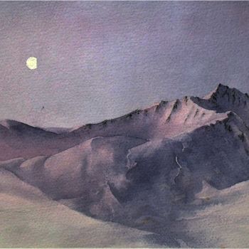 Painting titled "Beaufortain" by Hervé Espinosa, Original Artwork