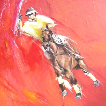 Painting titled "polo" by Schmalz, Original Artwork, Acrylic