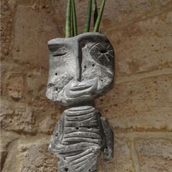 Escultura intitulada "Le Jardinier" por Ohe, Obras de arte originais