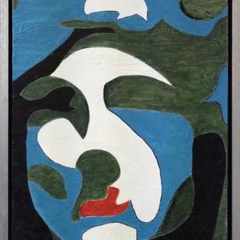 Malerei mit dem Titel "Liberté Chérie" von Hervé Loiseau, Original-Kunstwerk, Tinte