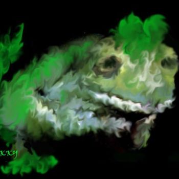 "Brouillard Vert" başlıklı Dijital Sanat Nykky Hesperide tarafından, Orijinal sanat
