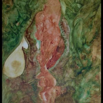 Painting titled "Allégorie animale" by Nykky Hesperide, Original Artwork