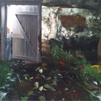 Malerei mit dem Titel "Die Begegnung.  Lei…" von Peter Heydeck, Original-Kunstwerk
