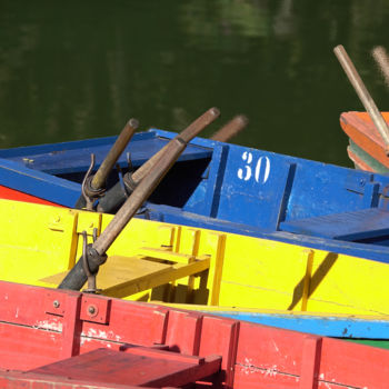 Φωτογραφία με τίτλο "três barcos" από Roland Raia, Αυθεντικά έργα τέχνης, Ψηφιακή φωτογραφία