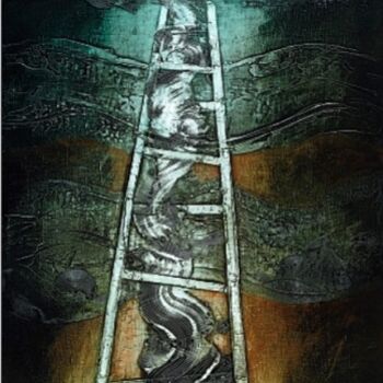 Картина под названием "Escada de Jacob" - H.Gabriel, Подлинное произведение искусства