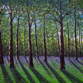 Malerei mit dem Titel "Spring Time In The…" von Hazel Thomson, Original-Kunstwerk, Öl Auf Keilrahmen aus Holz montiert