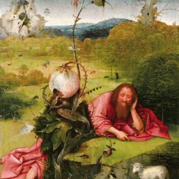 Pintura titulada "Saint Jean-Baptiste…" por Hieronymus Bosch, Obra de arte original, Oleo
