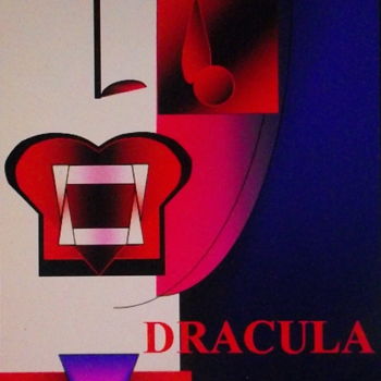 Arts numériques intitulée "DRACULA" par Alessandro De Villas, Œuvre d'art originale