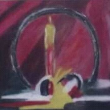 Peinture intitulée "dine under candleli…" par Hildomiro Salvador Menezes Trindade, Œuvre d'art originale