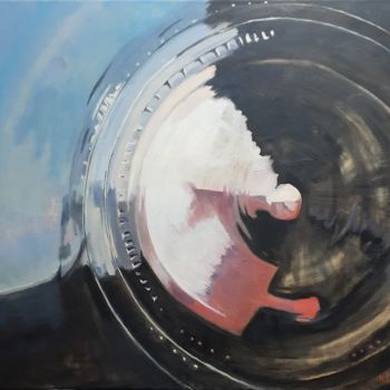 Картина под названием "Dip3" - Hilal Semiha Kılıç, Подлинное произведение искусства, Темпера