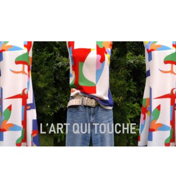 手工艺品 标题为“Hash-Hash  L'Art qu…” 由Hildegarde Handsaeme, 原创艺术品, 女士服装