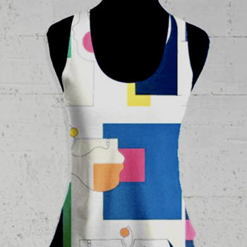 Art textile intitulée "top-schermafbeeldin…" par Hildegarde Handsaeme, Œuvre d'art originale, Autre