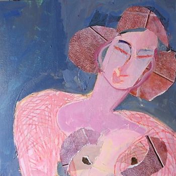 Painting titled "Nude 15" by Hilary Mullany, Original Artwork