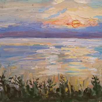 Картина под названием "Закат" - Светлана Иванова, Подлинное произведение искусства, Масло