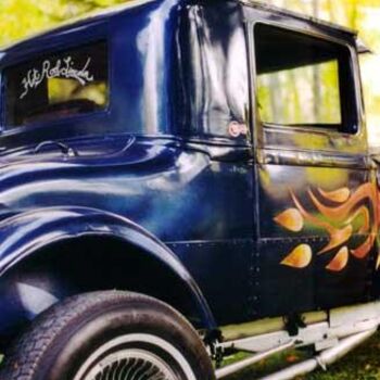 Photography titled "HOT ROD LINCOLN" by Hinsel Scott, Original Artwork