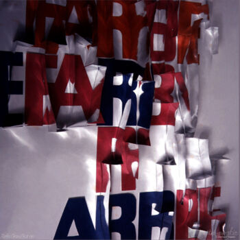Photographie intitulée "43 Farbe grau rot" par Hipplers-Eberart, Œuvre d'art originale, Photographie argentique
