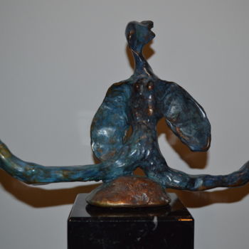 「Bronze "hommage à D…」というタイトルの彫刻 Sébastien Richardetによって, オリジナルのアートワーク, ブロンズ