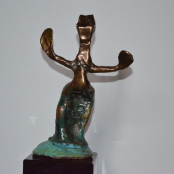 Sculpture titled "Bronze "va et vient…" by Sébastien Richardet, Original Artwork, Bronze