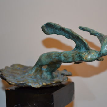 Sculpture intitulée "Bronze "la sortie d…" par Sébastien Richardet, Œuvre d'art originale, Bronze