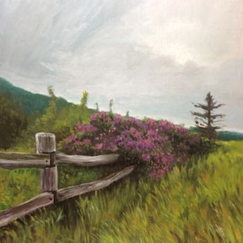 Картина под названием "Between the Storms" - Hilary J England, Подлинное произведение искусства, Масло