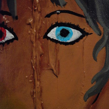 Картина под названием "tableau-maledicto-3…" - Hvedrung Laymore, Подлинное произведение искусства