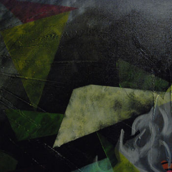 Ζωγραφική με τίτλο "tableau-maledicto-6…" από Hvedrung Laymore, Αυθεντικά έργα τέχνης