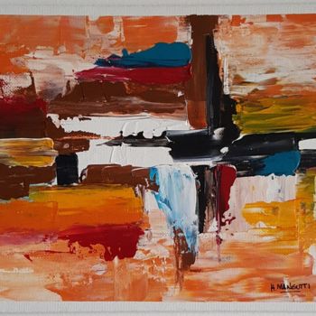 Pintura intitulada "Abstracto 2 (dos) -…" por Humberto Mansutti, Obras de arte originais, Acrílico