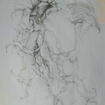 Drawing titled "sans titre" by Helena Meyer-Everdt, Original Artwork, Other