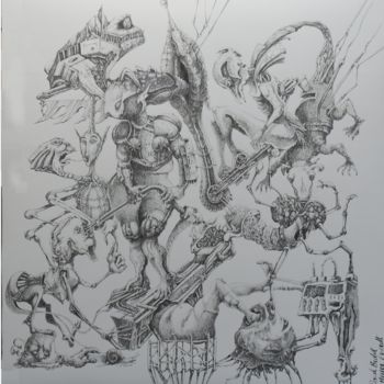 Drawing titled "Fantasmes" by Helena Meyer-Everdt, Original Artwork, Other