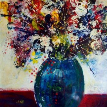 Ζωγραφική με τίτλο "Blooming" από Helen Kaminsky, Αυθεντικά έργα τέχνης