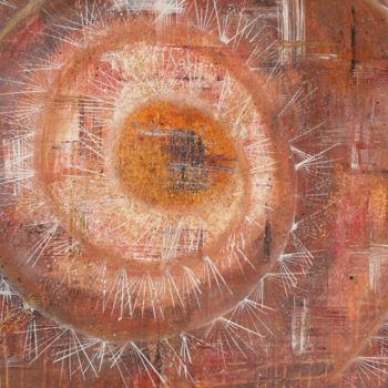 Ζωγραφική με τίτλο "Spiral" από Mónika Hóbor, Αυθεντικά έργα τέχνης, Ακρυλικό
