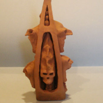 Sculpture intitulée "clef des enfers 2" par Hoedic, Œuvre d'art originale