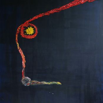 Malerei mit dem Titel "stilles-erwachen" von Heidi Hofmann, Original-Kunstwerk, Acryl