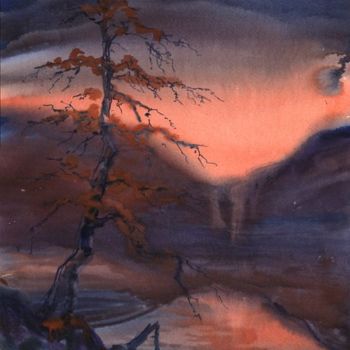 Картина под названием "Как пламя" - Татьяна Холина-Джемардьян, Подлинное произведение искусства, Другой