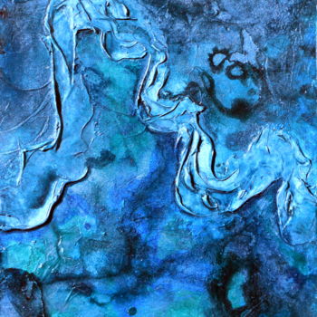 Ζωγραφική με τίτλο "peintures abstraite…" από Holly Anderson, Αυθεντικά έργα τέχνης, Ακουαρέλα