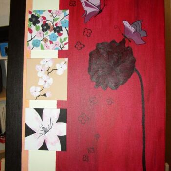 Painting titled "Japonisme" by Mary, Original Artwork