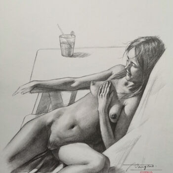 DRAWING - FEMALE NUDE #210315