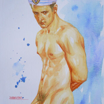 watercolor painting  sailor #12220