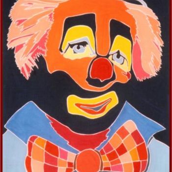 Painting titled "Clown" by Vincent Honnore, Original Artwork