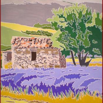 Painting titled "CABANON" by Vincent Honnore, Original Artwork