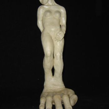 Sculpture titled "Curse" by Horatiu Bob, Original Artwork