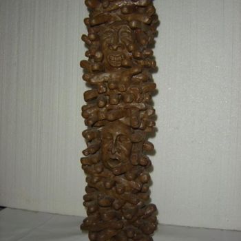 Sculpture titled "Fingers Totem" by Horatiu Bob, Original Artwork