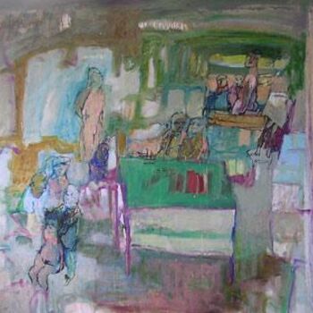 Peinture intitulée "Le laboratoire de l…" par Hortense Garand Vernaison, Œuvre d'art originale