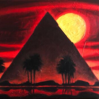 Malerei mit dem Titel "House of Eternity" von Horusartwork, Original-Kunstwerk, Acryl