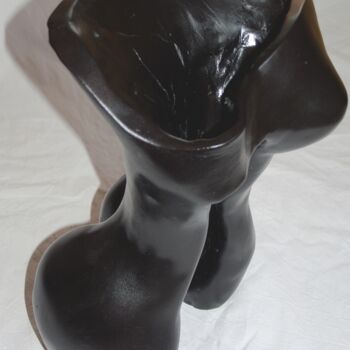 Sculpture intitulée "Kboss" par Xavier Houdayer, Œuvre d'art originale, Argile